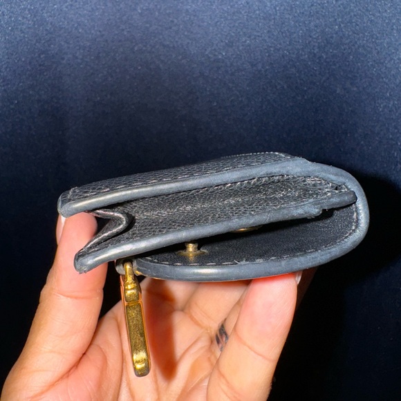 🖤Dior Saddle Bloom Card Holder Black Goatskin - Picture 17 of 17